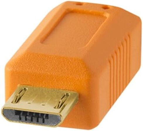 كابل Tether Tools TetherPro USB 2.0 إلى Micro-B 5-Pin، 15 بوصة (4.6 متر)، أسود in Saudi Arabia