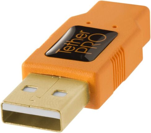 كابل Tether Tools TetherPro USB 2.0 إلى Micro-B 5-Pin، 15 بوصة (4.6 متر)، أسود in Saudi Arabia