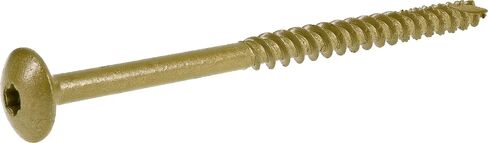 Power Pro 47879 Lag Screws, #5/16 x 6, Star Drive Construction Lag Screws, Rust Resistant, Epoxy Coated Bronze, 5lb Tub in Saudi Arabia