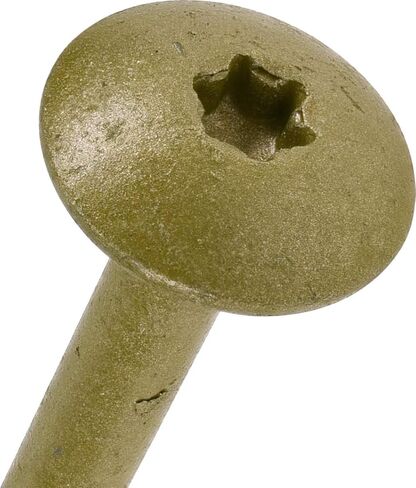Power Pro 47879 Lag Screws, #5/16 x 6, Star Drive Construction Lag Screws, Rust Resistant, Epoxy Coated Bronze, 5lb Tub in Saudi Arabia