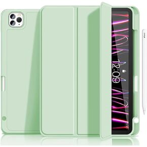 حافظة Gahwa الجديدة لجهاز iPad Pro مقاس 11 بوصة 2022 (الجيل الرابع)/2021 (الجيل الثالث)/2020 (الجيل الثاني)/2018 (الجيل الأول) مع حامل أقلام الرصاص، حافظة iPad الذكية مع خاصية النوم/الاستيقاظ التلقائي [يدعم معرف اللمس وقلم الرصاص من الجيل الثاني الشحن] (أ in Kuwait