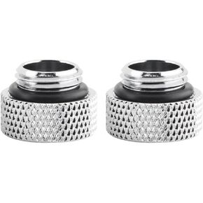 2pcs Water Cooling Tube Fittings, Water Cooling G1/4 Male to Female Extender Fitting Adapter Screw Seat.(7mm) in Saudi Arabia