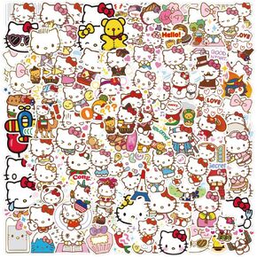 LOVELYLIFE 100pcs Pink Cat Stickers Vinyl Waterproof Stickers for Kids Teens Adults for Journaling Hydroflask Water Bottle Luggage Skateboard Bumper Computer Laptop Phone Case Stickers and Decals Decor (pink-KTmao) in Kuwait