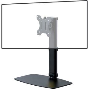 SANWA Single Monitor Stand, Freestanding VESA Monitor Desk Mount Fits 15" to 27" Computer Screen, 13.2 lbs, Height Adjustable with Swivel, Tilt, 360° Rotation, VESA 100x100 75x75mm, Black in Kuwait