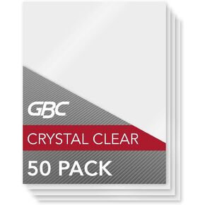 GBC Laminating Sheets, Thermal Laminating Pouches Letter Size, 10mil, HeatSeal Crystal Clear, 50 Pack (3200405) in Saudi Arabia