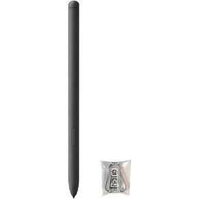بديل قلم BSDTECH Galaxy Tab S8 S لجهاز Samsung Galaxy S8/S8 Plus/S8 Ultra (EJ-PT870BJEGUJ) قلم اللمس (بدون بلوتوث) + نصائح (أسود) in Kuwait