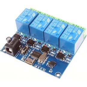 NOYITO 4-Channel Micro USB Relay Module USB Smart Control Switch USB Intelligent Control Switch in Saudi Arabia