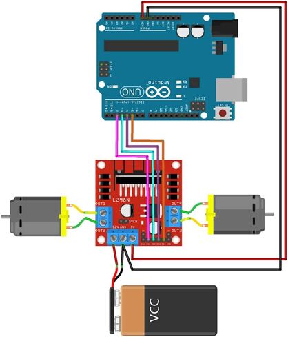 4 قطع L298N H لوحة تحكم لسائق محرك السيارات بخطوات مزدوجة وحدة تحكم تحكم في محرك السيارة النفاثة لتوت العليق باي، سيارة روبوت ذكية، UNO ، Mega2560 in Kuwait