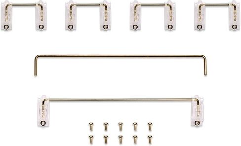 برغي KPREPUBLIC Everglide V2 مطلي بالذهب الشفاف PCB في مثبت للوحة المفاتيح الميكانيكية المخصصة gh60 xd64 xd84 6.25x 2X xd96 xd87 (EG V2 Pink GH60 Plus x1) in Kuwait