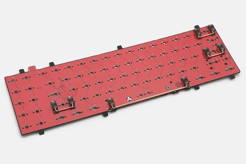 برغي KPREPUBLIC Everglide V2 مطلي بالذهب الشفاف PCB في مثبت للوحة المفاتيح الميكانيكية المخصصة gh60 xd64 xd84 6.25x 2X xd96 xd87 (EG V2 Pink GH60 Plus x1) in Kuwait