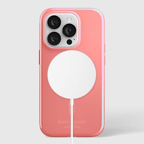 Kate Spade New York iPhone 14 Pro Case, Compatible with Wireless Charging - Hollyhock Floral in Saudi Arabia