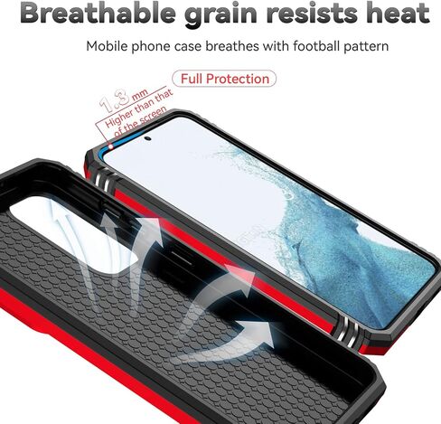 SunStory for Samsung Galaxy S23 Case with HD Screen Protector & Kickstand & Slide Camera Cover,[Not for S23 Plus or S23 Plus] [ Military-Grade ] Protective for Samsung S23 5G (6.1",2023) (Black) in Kuwait