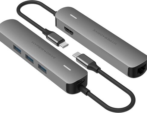 HyperDrive Tube 6-in-1 USB-C Hub - Grey in Kuwait