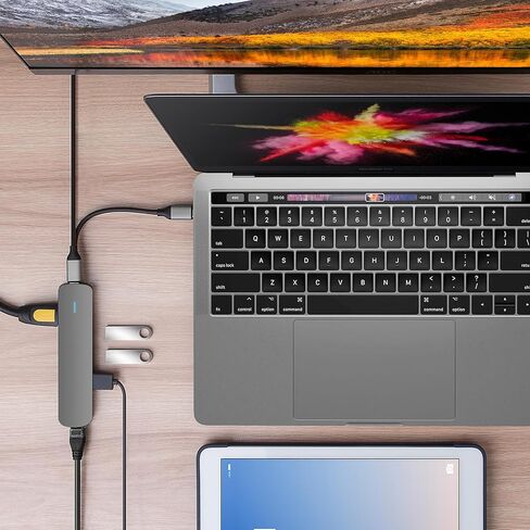 HyperDrive Tube 6-in-1 USB-C Hub - Grey in Kuwait
