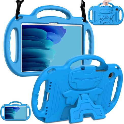 حافظة LTROP للأطفال لهاتف Samsung Galaxy Tab A7 10.4 2022/2020، حافظة Samsung Galaxy Tab A7 10.4 مع حزام كتف، حافظة بمقبض مقاوم للصدمات لجهاز Samsung Tab A7 10.4 بوصة (SM-T500/T505/T507/T509)، وردي in Kuwait
