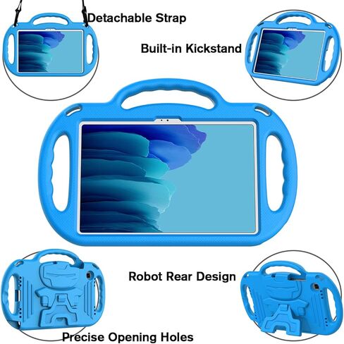 حافظة LTROP للأطفال لهاتف Samsung Galaxy Tab A7 10.4 2022/2020، حافظة Samsung Galaxy Tab A7 10.4 مع حزام كتف، حافظة بمقبض مقاوم للصدمات لجهاز Samsung Tab A7 10.4 بوصة (SM-T500/T505/T507/T509)، وردي in Kuwait