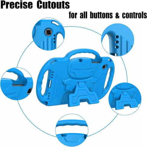 حافظة LTROP للأطفال لهاتف Samsung Galaxy Tab A7 10.4 2022/2020، حافظة Samsung Galaxy Tab A7 10.4 مع حزام كتف، حافظة بمقبض مقاوم للصدمات لجهاز Samsung Tab A7 10.4 بوصة (SM-T500/T505/T507/T509)، وردي in Kuwait