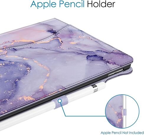 Fintie Case for iPad Air (3rd Gen) 10.5" 2019 / iPad Pro 10.5" 2017- [Sleek Shield] Premium PU Leather Slim Fit Multi Angle Stand Cover with Pocket, Pencil Holder, Auto Wake/Sleep, Blossom in Saudi Arabia