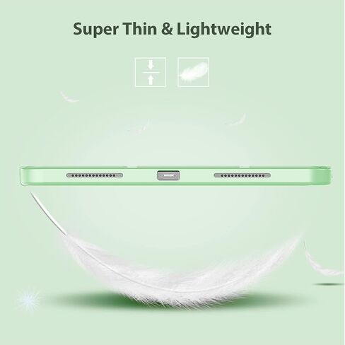 حافظة Gahwa الجديدة لجهاز iPad Pro مقاس 11 بوصة 2022 (الجيل الرابع)/2021 (الجيل الثالث)/2020 (الجيل الثاني)/2018 (الجيل الأول) مع حامل أقلام الرصاص، حافظة iPad الذكية مع خاصية النوم/الاستيقاظ التلقائي [يدعم معرف اللمس وقلم الرصاص من الجيل الثاني الشحن] (أ in Kuwait