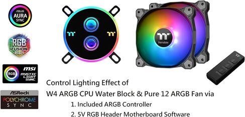 Thermaltake Pacific CL360 Max D5c Res/Pump 16.8 Million Color RGB (Alexa, Razer Chroma) Software Enabled Copper Radiator PETG Hard Tube Water Cooling Kit CL-W259-CU00SW-A in Kuwait