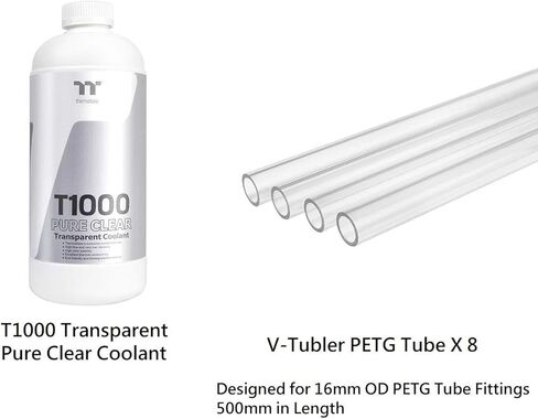 Thermaltake Pacific C240 Ddc Res/Pump 5V Motherboard Sync Copper Radiator Soft Tube Water Cooling Kit CL-W249-CU12SW-A, 240mm Copper Radiator in Saudi Arabia