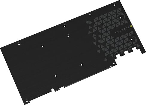 كتلة مائية من Corsair Hydro X Series XG7 RGB 3090 Ti Founders Edition GPU - لـ NVIDIA GeForce RTX 3090 Ti FE (بنية لوحة باردة من النحاس المطلي بالنيكل، تدفق شفاف بالكامل) أسود in Saudi Arabia