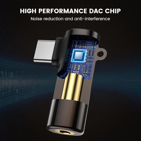 محول سماعة الرأس MOSWAG USB C إلى 3.5 مم من النوع C بزاوية يمين Aux Mic Audio Dongle من سبائك الزنك متوافق مع iPhone 15 Plus Samsung Galaxy S23 S22، Huawei P50/40، Mate 40/30 in Kuwait