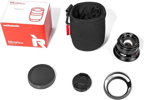 عدسة تركيز يدوية كاملة الإطار 35 مم F1.4 من PERGEAR، متوافقة مع كاميرات Nikon Z-Mount ذات الإطار الكامل بدون مرآة Z7 Z6 Z5 Z6 Mark II Z7 Mark II Z8 Z9 (فضي) in Kuwait