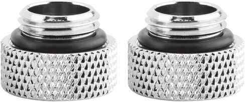 2pcs Water Cooling Tube Fittings, Water Cooling G1/4 Male to Female Extender Fitting Adapter Screw Seat.(7mm) in Saudi Arabia