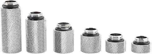 2pcs Water Cooling Tube Fittings, Water Cooling G1/4 Male to Female Extender Fitting Adapter Screw Seat.(7mm) in Saudi Arabia