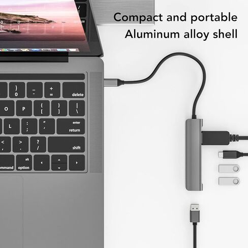 Vikye USB C Hub USB C إلى DisplayPort محول 5 في 1 محطة إرساء in Kuwait