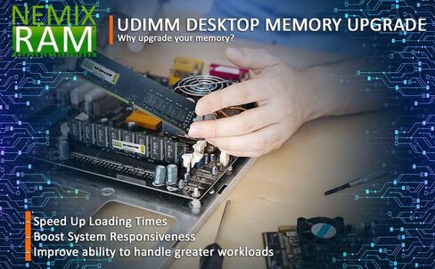 32 جيجابايت (2 × 16 جيجابايت) DDR4-2666 ميجا هرتز PC4-21300 غير ECC UDIMM 2Rx8 1.2 فولت ذاكرة غير مخزنة للكمبيوتر المكتبي بواسطة NEMIX RAM in Kuwait