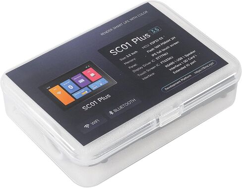 لوحة تطوير ESP32، قطعة واحدة WT32-SC01 مع شاشة LCD متعددة اللمس مقاس 3.5 بوصة 320X480 مدمجة بتقنية Bluetooth WiFi متوافقة مع Arduino in Kuwait