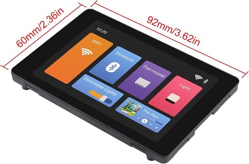 لوحة تطوير ESP32، قطعة واحدة WT32-SC01 مع شاشة LCD متعددة اللمس مقاس 3.5 بوصة 320X480 مدمجة بتقنية Bluetooth WiFi متوافقة مع Arduino in Kuwait