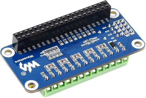 High-Precision AD HAT ADS1263 10-Channel 32-Bit ADC SPI Bus Low Noise Low Temperature Drift,for Raspberry Pi 4B/3B+/3B/2B/Zero/Zero W/Zero WH/2W and Jetson Nano in Saudi Arabia