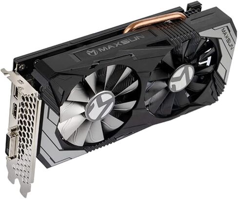 ماكس صن بطاقة عرض مرئي جي تي اكس 1650 4GB GDDR5 128 بت للالعاب من جيفورس، مروحة مزدوجة HDMI/DP/DVI HDCP DirectX 12 لوحة خلفية معدنية in Kuwait