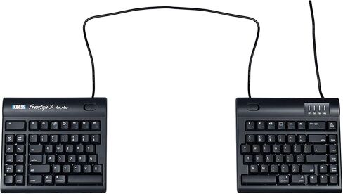 لوحة مفاتيح KINESIS Freestyle2 USB لجهاز Mac (فصل قياسي 9 بوصات)، أسود in Kuwait