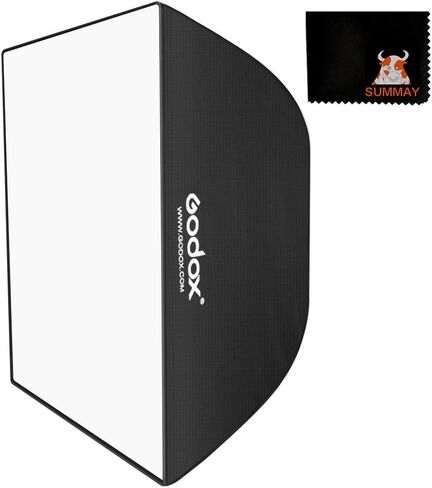ضوء فوتوغرافي فوتوكس فوتوستوديو سوفت بوكس غودوكس سبيدلايت 60 × 90 مستطيل الشكل مع شبكة وعائين للتصوير الفوتوغرافي المنتج (SB-FW6090) in Saudi Arabia