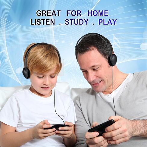 CN-Outlet Kids Headphones for Classroom in Bulk Multi Colored 5 Pack, Wholesale Children On-Ear Headset Perfect for Schools, Student, Libraries, Computer Lab, Testing Centers (5Pack) in Kuwait