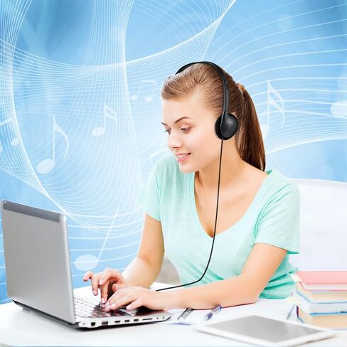 CN-Outlet Kids Headphones for Classroom in Bulk Multi Colored 5 Pack, Wholesale Children On-Ear Headset Perfect for Schools, Student, Libraries, Computer Lab, Testing Centers (5Pack) in Kuwait