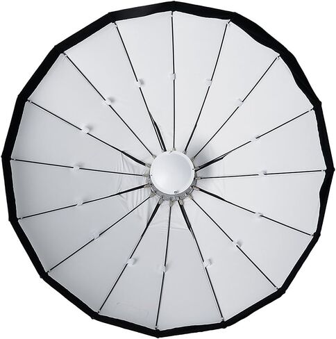 Pro Studio Solutions EZ-Pro 48in (120cm) Beauty Dish and Softbox Combination w/Bowens Speedring - Soft Collapsible Beauty Dish with Speedring for Bayonet Mountable Strobe, Flash and Monolights in Saudi Arabia