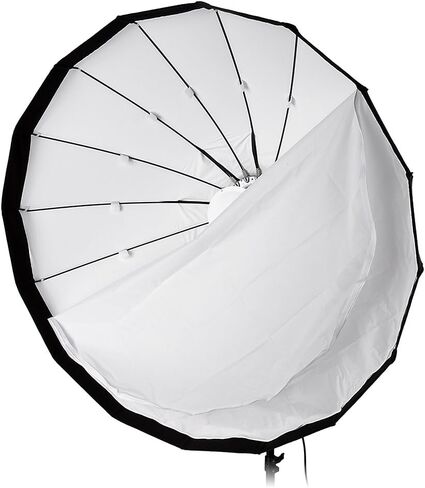 Pro Studio Solutions EZ-Pro 48in (120cm) Beauty Dish and Softbox Combination w/Bowens Speedring - Soft Collapsible Beauty Dish with Speedring for Bayonet Mountable Strobe, Flash and Monolights in Saudi Arabia