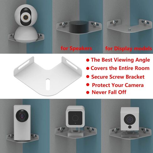 حامل زاوية عالمي لكاميرا Wyze V2، V3، حوامل حائط زاوية لكاميرات Wyze الداخلية والخارجية، مجموعة تثبيت للكاميرا المنزلية in Kuwait