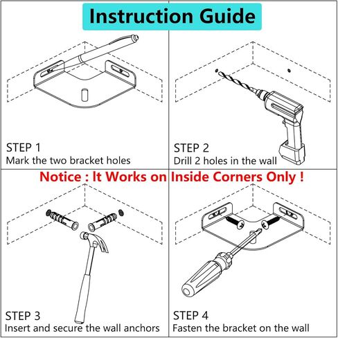 حامل زاوية عالمي لكاميرا Wyze V2، V3، حوامل حائط زاوية لكاميرات Wyze الداخلية والخارجية، مجموعة تثبيت للكاميرا المنزلية in Kuwait
