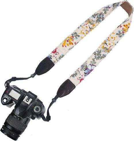 Elvam Neck Shoulder Camera Strap Belt for Women/Men/DSLR/SLR/Instant Camera/DC/Phone Case, 01 in Kuwait