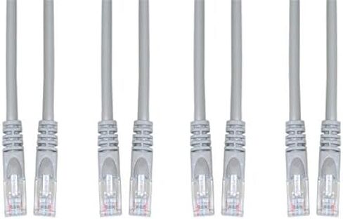 كابل Cat6 إيثرنت كروس، حذاء بدون تشابك/مصبوب بطول 25 قدم، رمادي، CNE491139 in Kuwait