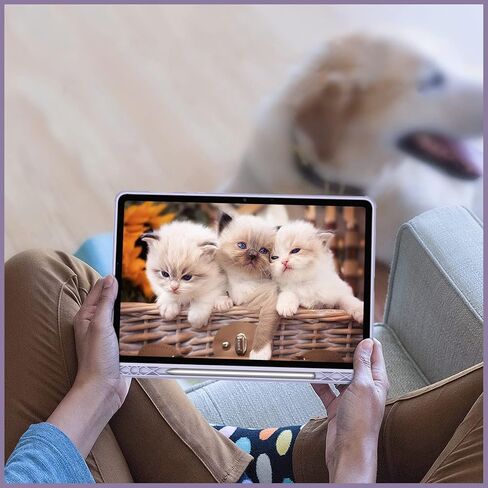Fintie Hybrid Slim Case for Samsung Galaxy Tab S8/Tab S7 11 Inch (Model SM-X700/X706/T870/T875/T878) with S Pen Holder, Shockproof Cover with Clear Transparent Back Shell, Rose Gold in Kuwait