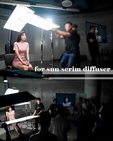 24 x 35 5-in-1 Flag Panel Photography Lighting Reflector Sun Scrim Diffuser Kit in Saudi Arabia