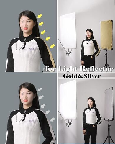 24 x 35 5-in-1 Flag Panel Photography Lighting Reflector Sun Scrim Diffuser Kit in Saudi Arabia