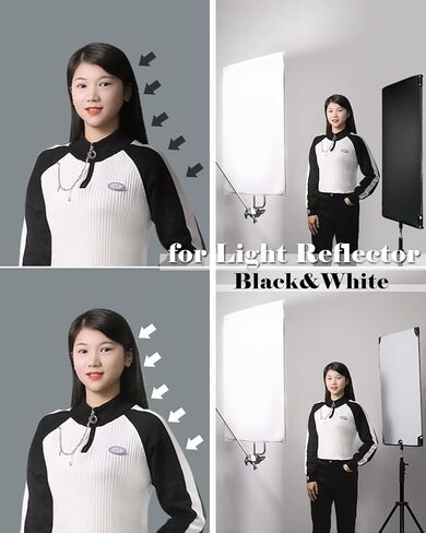 24 x 35 5-in-1 Flag Panel Photography Lighting Reflector Sun Scrim Diffuser Kit in Saudi Arabia